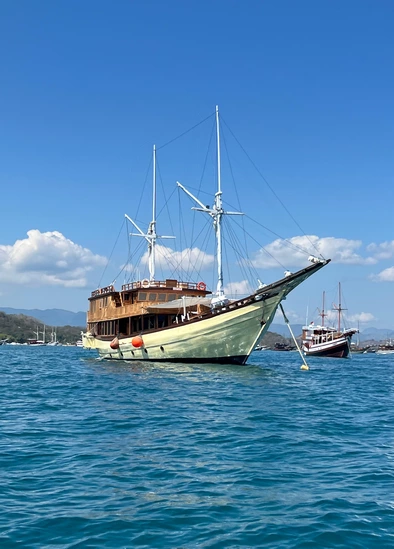 Sewa Kapal Phinisi Deluxe Labuan Bajo Leticia