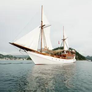 Sewa Kapal Phinisi Deluxe III Labuan bajo, Open Trip Labuan bajo, Sailing komodo 3H2M, Phinisi Deluxe Alfhatan